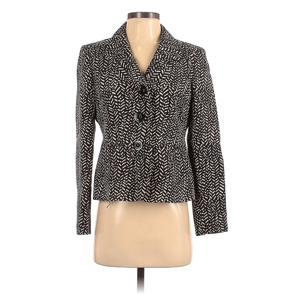 Kasper | Leaf Pattern Blazer